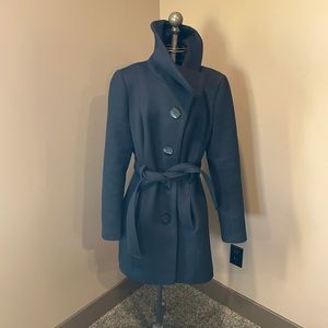 Le chateau black wool winter jacket